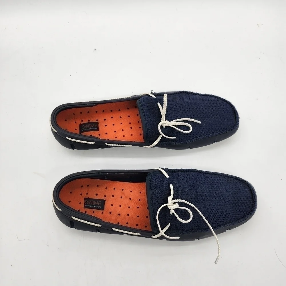 SWIMS Shoe Men 13 Breeze Knit Wave Slip On Penny Loafer Walking Drive Comfort